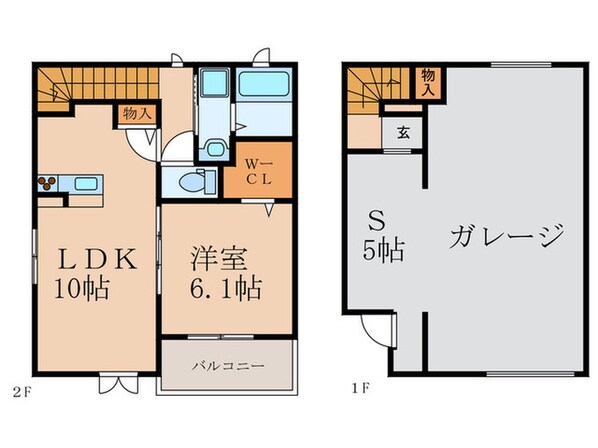 仮)KALOSガレージの物件間取画像